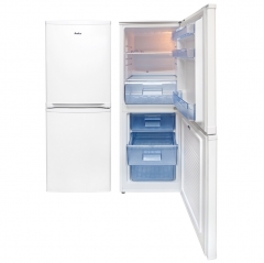 amica fk1964 50cm wide 1230cm high fridge freezer in white