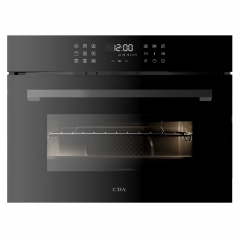 cda vk903bl compact microwave, grill and fan oven in black - matches sl range